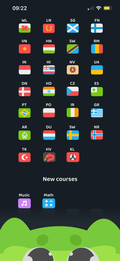 Rework - Course selection