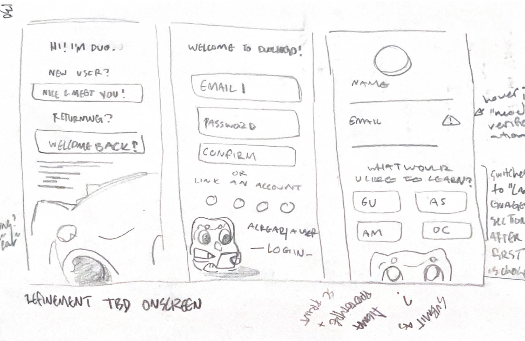Initial thumbnails