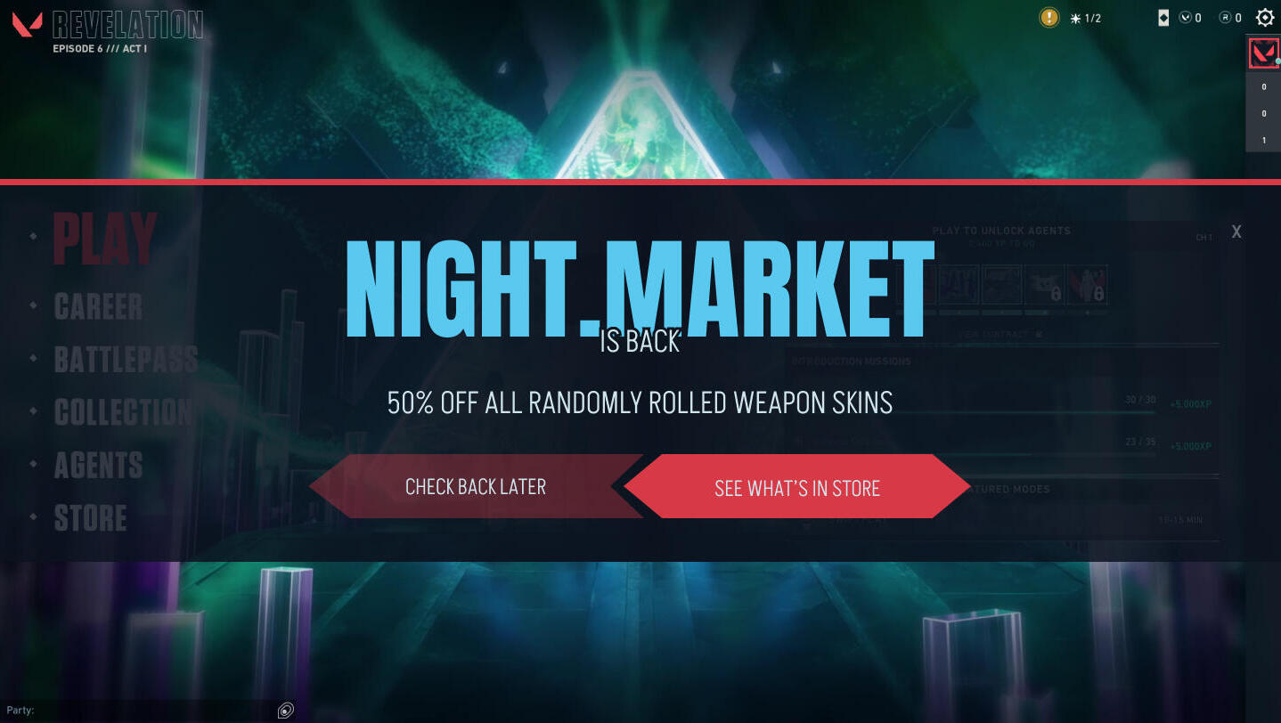 Exercise - Valorant modal concept