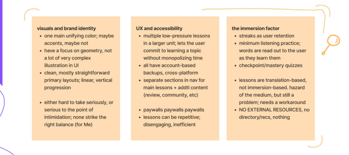 More of those themes! Analysis galore.