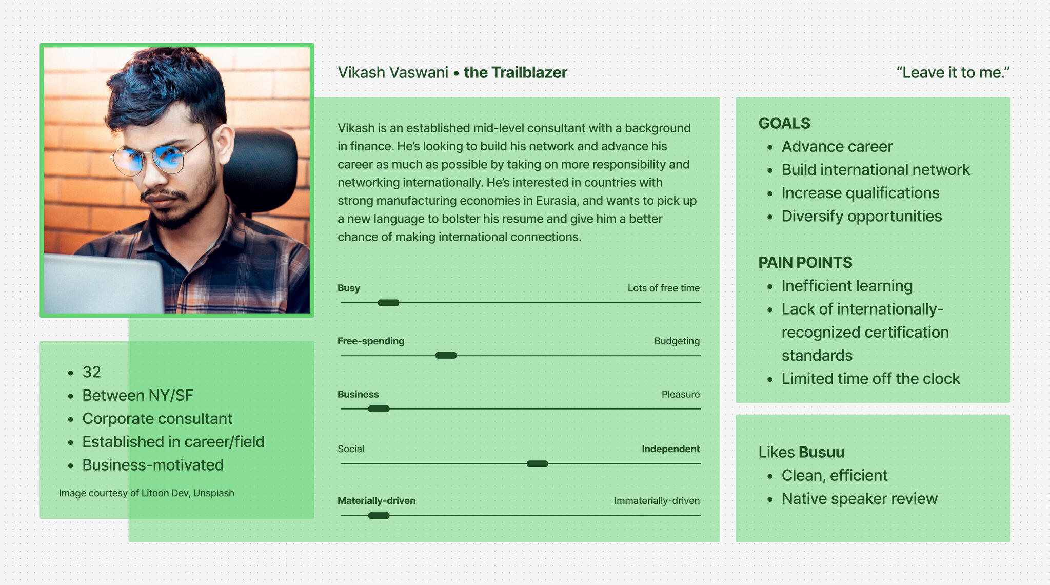 Vikash, a business-driven learner.