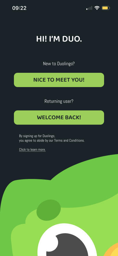 Rework - startup screen