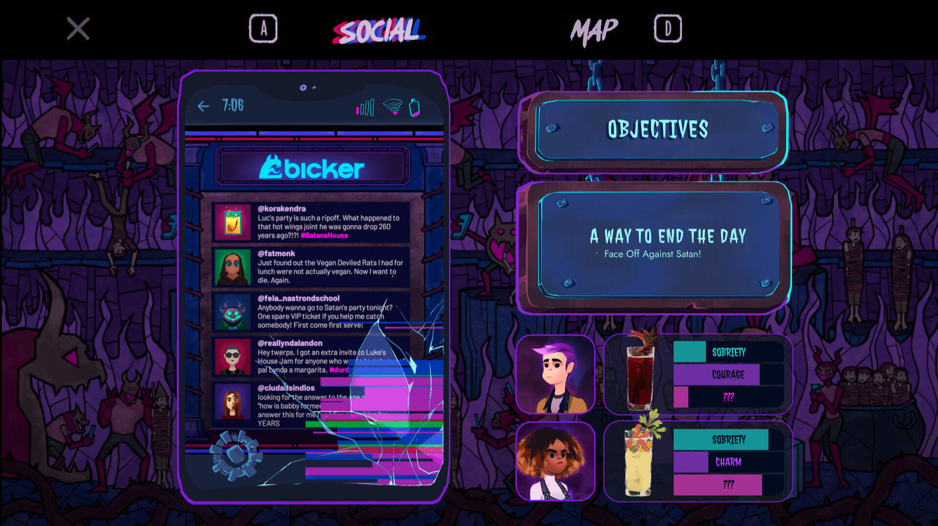 Afterparty pause screen rework