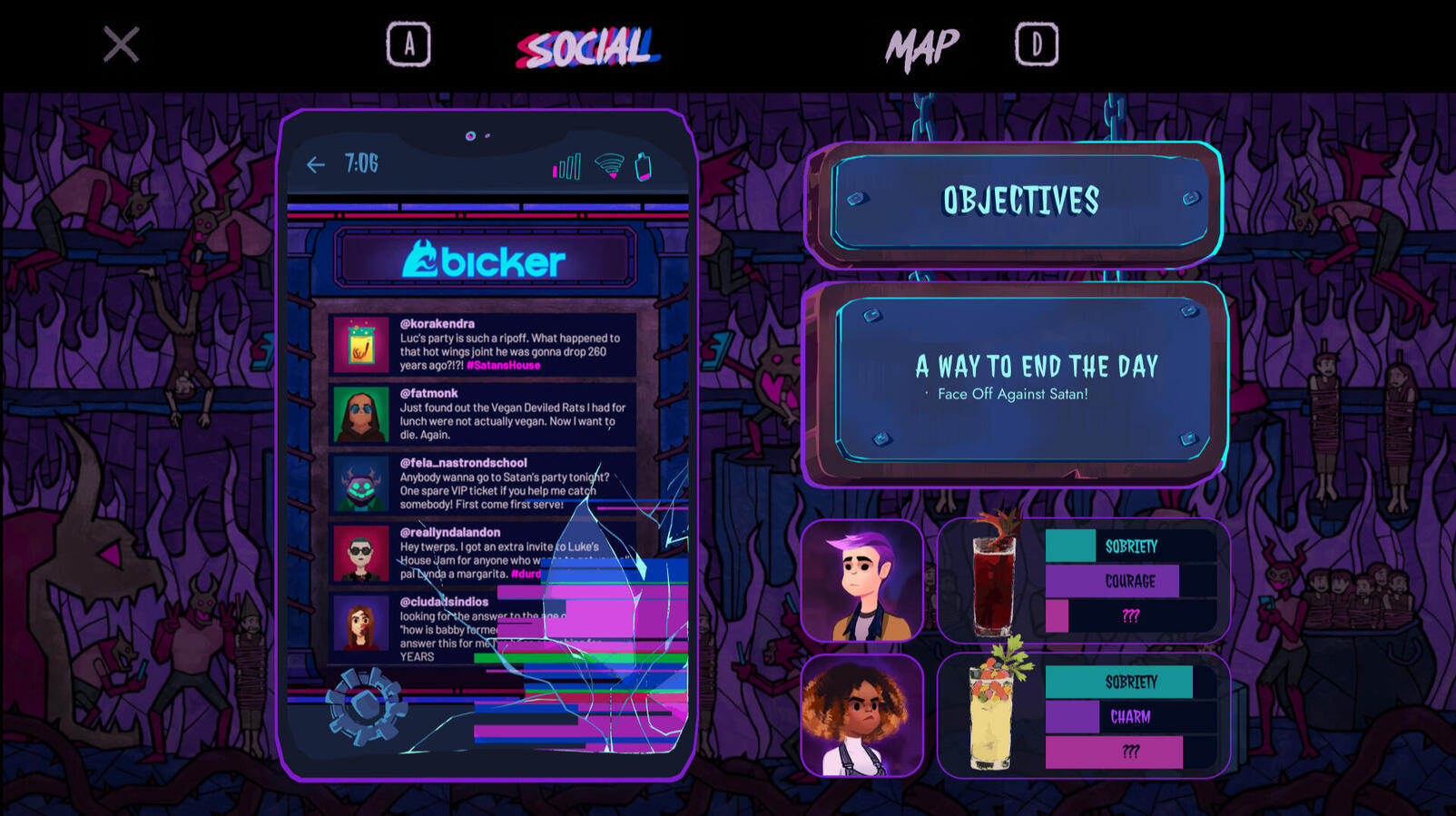 Afterparty pause screen rework
