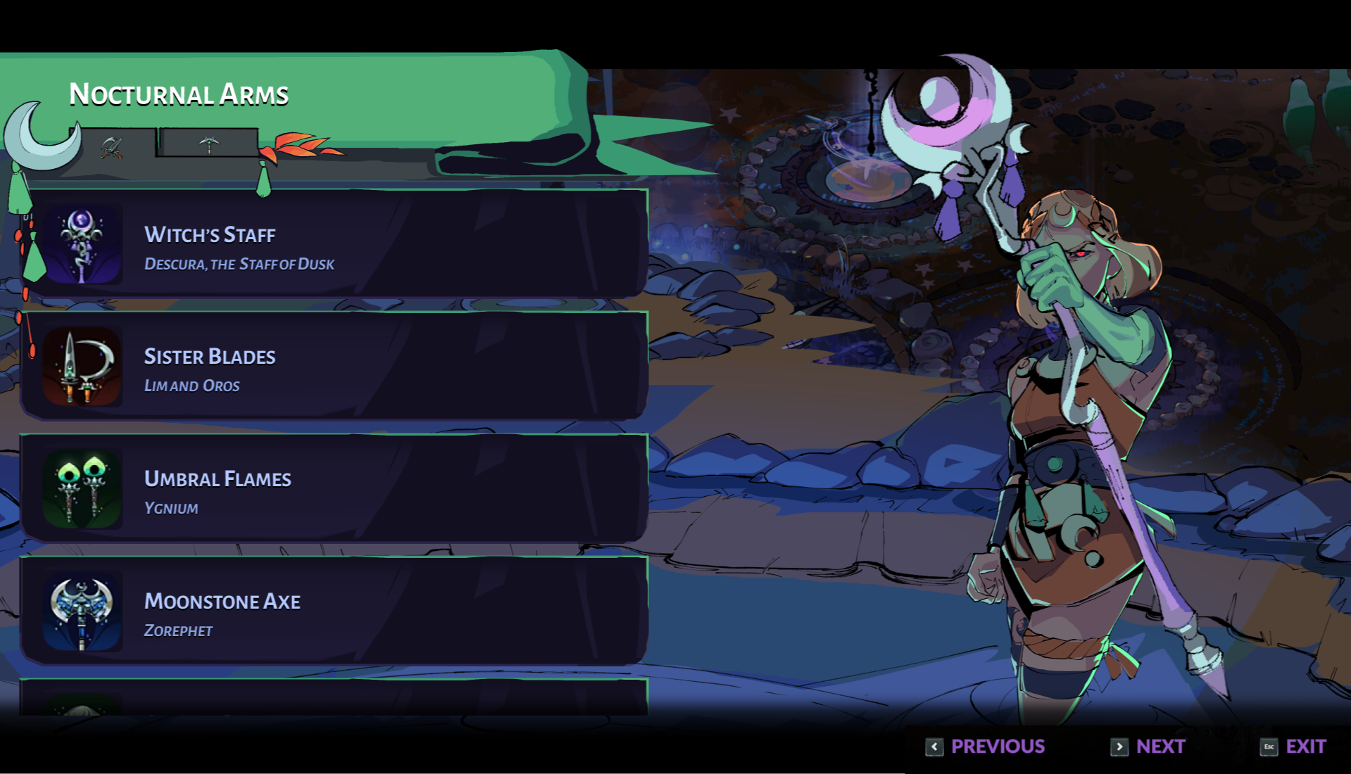 Reworked craft menu overview